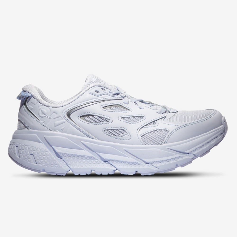 Hoka Womens Clifton L Ether/Mirage Running Shoes light purple